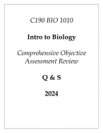 Wgu C190 Bio 1010 Intro To Biology Comprehensive Oa Review Q S 2024 Docmerit Wgu C190 Bio 1010 Intro To Biology Comprehensive Oa Review Q S 2024 Docmerit