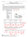 John Marshall High SchoolSCIENCE 3310Limiting and Excess Reactants POGIL 2017answers.