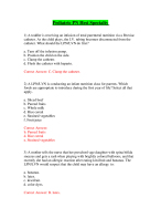 HESI PEDIATRIC SPECIALTY EXAM (55 Q & A)(LATEST 2024-2025)