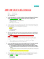 ATI CAP-MED SURG-ASSESS 2 REVISED AND LATEST UPDATED VERSION.........(A) PERFOMANCE GUARANTEED