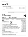 AQA MATHEMATICS Higher Tier	Paper 1 Non-Calculator