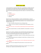 MN551 Unit 1 Quiz / MN 551 Unit 1 Quiz (Updated, 2024-2025): Kaplan University (Questions with Answers)