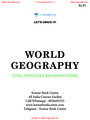 geography notes for upsc cse