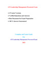 ATI RN Leadership Management Proctored Exam (15 Versions, 2021) (Question & Answers) | New 2020/2021) |Already Graded A