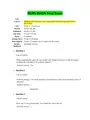 NURS 6541N Final Exam (Version 1, 100 Q/A) / NURS6541 Final Exam: (Latest 2020/21): Walden Universit...