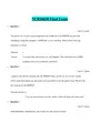 NURS 6630 Final Exam (Version-3, 75 Q & A) / NURS 6630N Final Exam / NURS6630 Final Exam / NURS6630N...