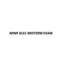 NRNP 6531 Midterm Exam (Version-2, 100 Q & A, Latest-2023/2024) / NRNP6531 Midterm Exam: Walden University | 100% Correct Q & A |