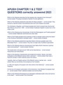 APUSH CHAPTER 1 & 2 TEST QUESTIONS correctly answered 2023