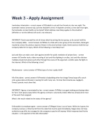 Week 3 - Apply Assignment with correct answers