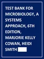 Test Bank for Microbiology, A Systems Approach, 6th Edition