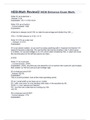HESI-Math Review2, HESI Entrance Exam Math