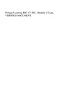 BIO 171 M1_ Module 1 Exam.  VERIFIED DOCUMENT
