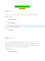 NSG 6435 Final Exam (2 Versions), NSG 6435 Midterm Exam (2 Versions), NSG 6435 Test Bank: (Latest, 2022) South University (Questions with 100 % Correct Answers)