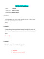 NRNP 6531 Final Exam (V1) (100 Questions & Answers) (Latest, 2023-2024): Walden University