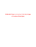 NURS 6521 Week 1, 2, 3, 4, 5, 6, 7, 8, 9, 10, 11 Quiz (2 Versions of Each Quiz)/ NURS 6521N Week 1, 2, 3, 4, 5, 6, 7, 8, 9, 10, 11 Quiz : Walden University | Latest-2025/ 2026 |