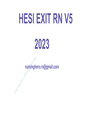 HESI EXIT RN 2023 V5