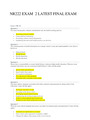 NR222 EXAM  2 LATEST FINAL EXAM