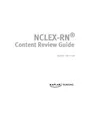 NCLEX-RN Content Review Guide-Kaplan Publishing New Sixth Edition. New