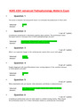 NURS 6501 Advanced Pathophysiology Midterm Exam