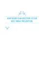 AGNP BOARD EXAM QUESTIONS EYE EAR NOSE THROAT Prescription