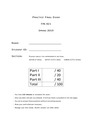 FIN 421 / FIN421 PRACTICE MIDTERM EXAM QUESTIONS AND ANSWERS VARIOUS VERSIONS AND FINAL EXAM