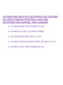 ATI MED-SURG PRACTICE EXAMS. MULTIPLE VERSION WITH THE LATEST 2022 QUESTIONS AND ANSWERS