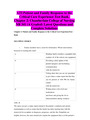ATI Patient and Family Response to the Critical Care Experience Test Bank, Chapter 2 Chamberlain