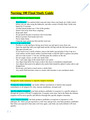 NURS 100 - Final Exam Study Guide (100% correct).