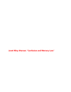 Janet Riley iHuman Confusion and Memory Loss-Latest 2024-2025