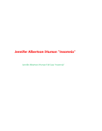 Jennifer Albertson iHuman Insomnia-Latest 2024-2025