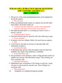 NUR 634 APEA 3P Practice Qbank Questions And Answers