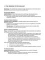PSYC 1000 Exam Notes