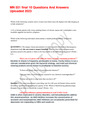 MN 551 final 10 Questions And Answers Uploaded 2023