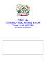 HESI A2 Version 2 Exam 2022- Real