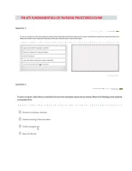 RN ATI FUNDAMENTALS OF NURSING PROCTORED EXAM Actual Exam Questions Latest Update 2025