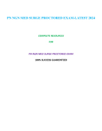 PN MED SURGE PROCTORED EXAM WITH NGN-LATEST 2024
