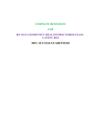 RN COMMUNITY HEALTH PROCTORED EXAM WITH NGN-LATEST 2024