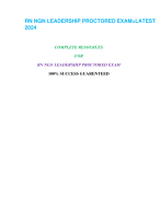 RN LEADERSHIP PROCTORED EXAM WITH NGN-LATEST 2024