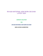 RN MATERNAL NEWBORN OB EXAM WITH NGN-LATEST 2024