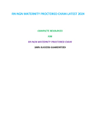 RN MATERNITY PROCTORED EXAM WITH NGN-LATEST 2024