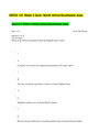 GEOG 101 Week 5 Quiz North AfricaSouthwest Asia Questions and Answers (Verified Answers)