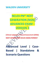 NCLEX-PN® Next Generation (NGN) Advanced Clinical Judgment Exam – Version 3 (2026)