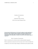 NR 554 Week 6 Discussion Question, Committees and Communication 2024/2025