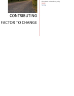 NR-554 Week 7 Discussion Question, Contributing Factors of Change 2024/2025