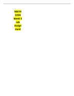 MATH 225N Week 5 Lab Assignment Chamberlain College of Nursing 2024/2025