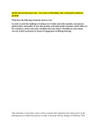 NR 451 Week 8 Discussion, Your Future 2024/2025