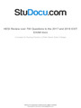 HESI Review over 700 QUESTIONS to the 2017 and 2018 EXIT EXAM  CHOOSE YOUR FILE (S)