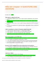 HIEU 201 Chapter 14 QUESTIONS AND ANSWERS