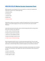 HESI RN EVOLVE Medical-Surgical Assignment Exam