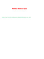 NR602 Week 3 Quiz / NR 602 Week 3 Quiz (Newest, 2022-2023): Verified QA & 100% Correct